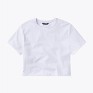 Cuts Almost Friday GRAY women’s cropped shirt